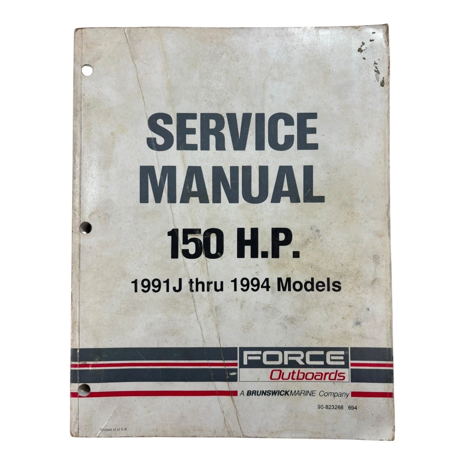 Force Outboards 90-823268, 150 Hp Service Manual 1991-1994