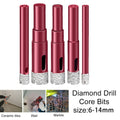 Hand Drill Bit Set for Tile and Stone