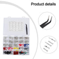 Comprehensive 500 Piece Connector Pin Assortment With Easy Removal
