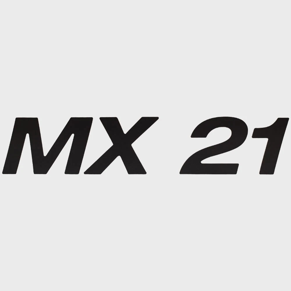 Lowe Boat Model Decal 2350071 | Mx 21 Black Vinyl Sticker