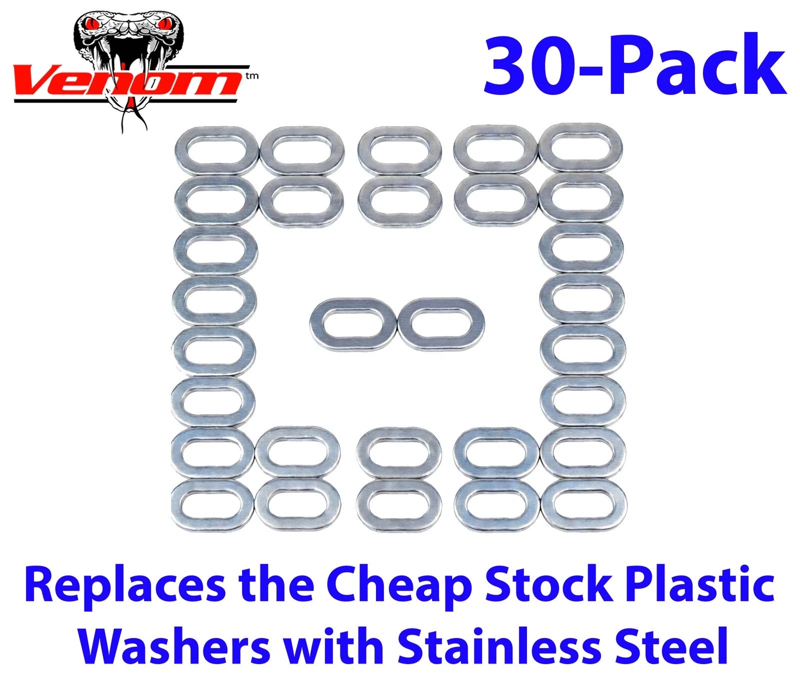 Venom Sea-doo Spark Stainless Steel Hull Body Washer Upgrade Kit