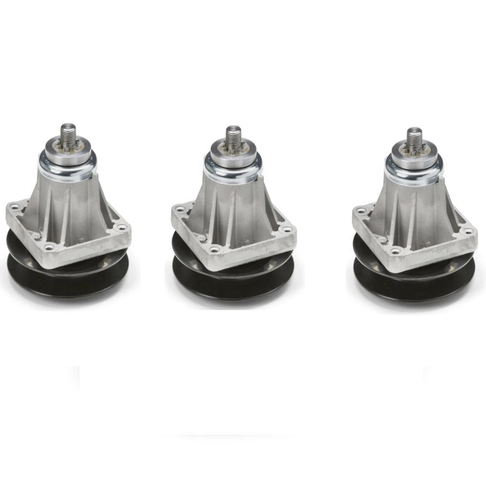 (3) Mower Deck Spindle W/pulley 618-0240 Fits Mtd 46" Decks 1997 And