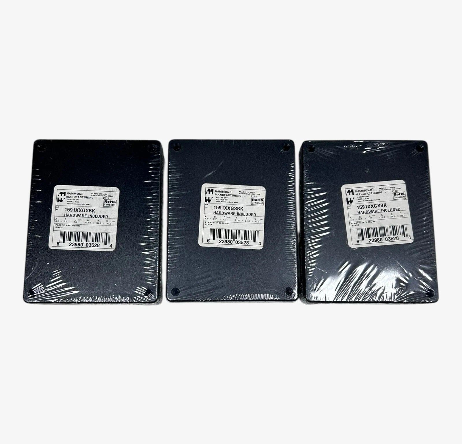Hammond Manufacturing 1591xxgsbk, Plastic Enclosure 4 3/4''