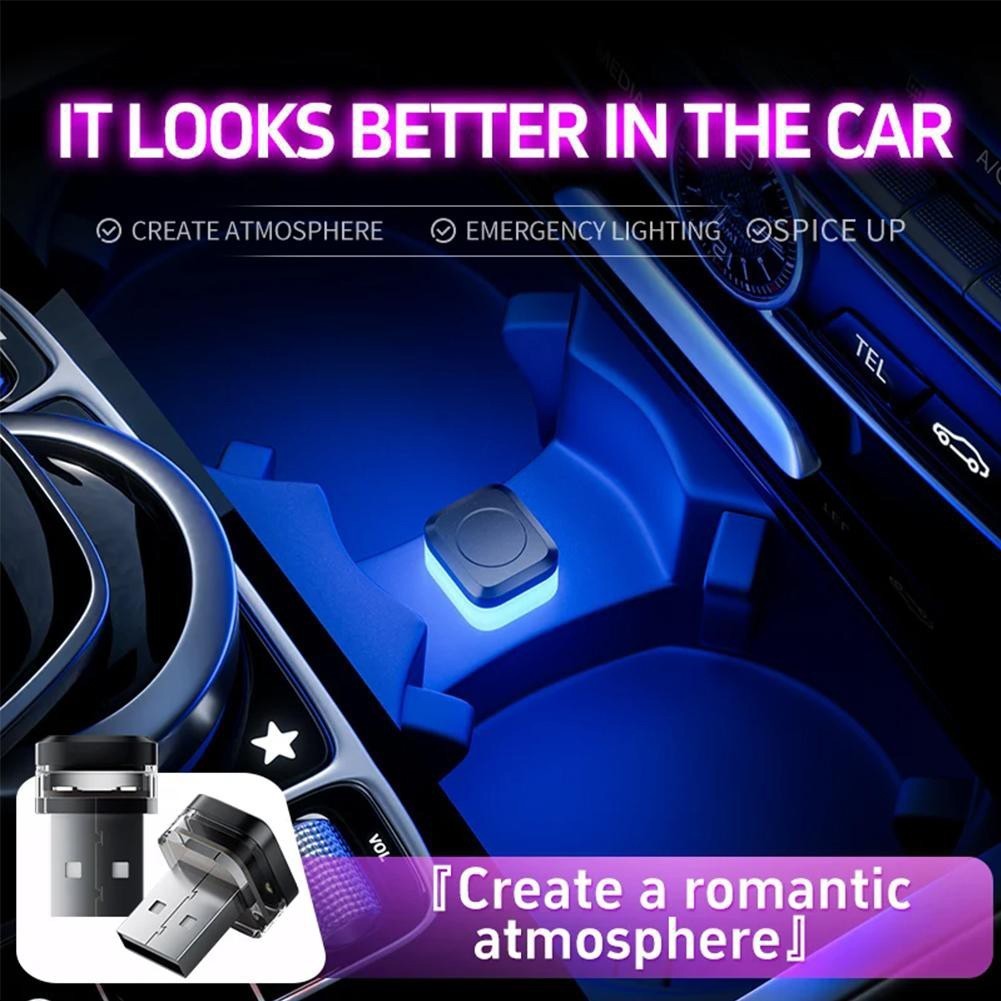 USB Car Ambient Light with Adjustable Brightness