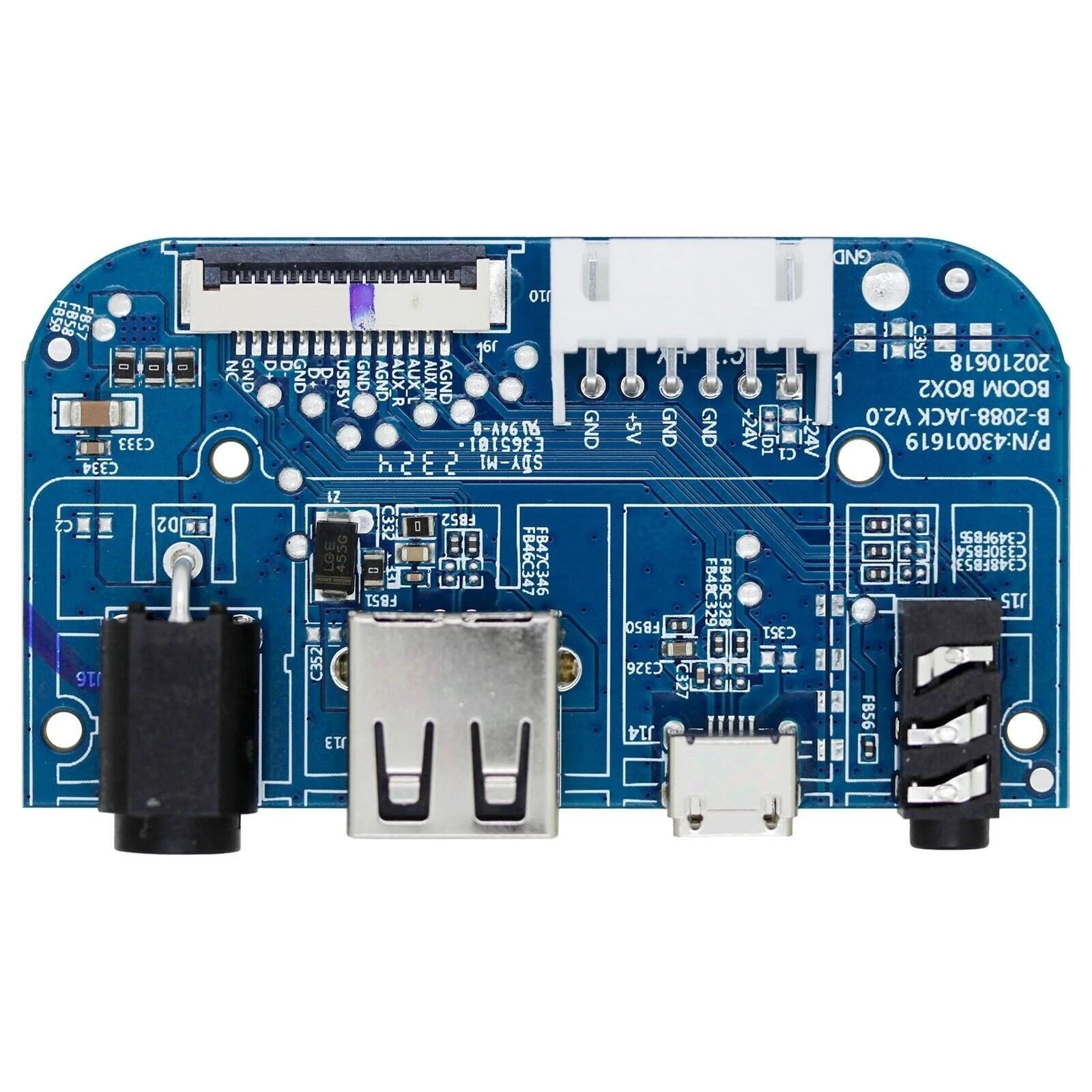 Usb Charging Port Board Connector Dock Audio Jack Fits For Jbl