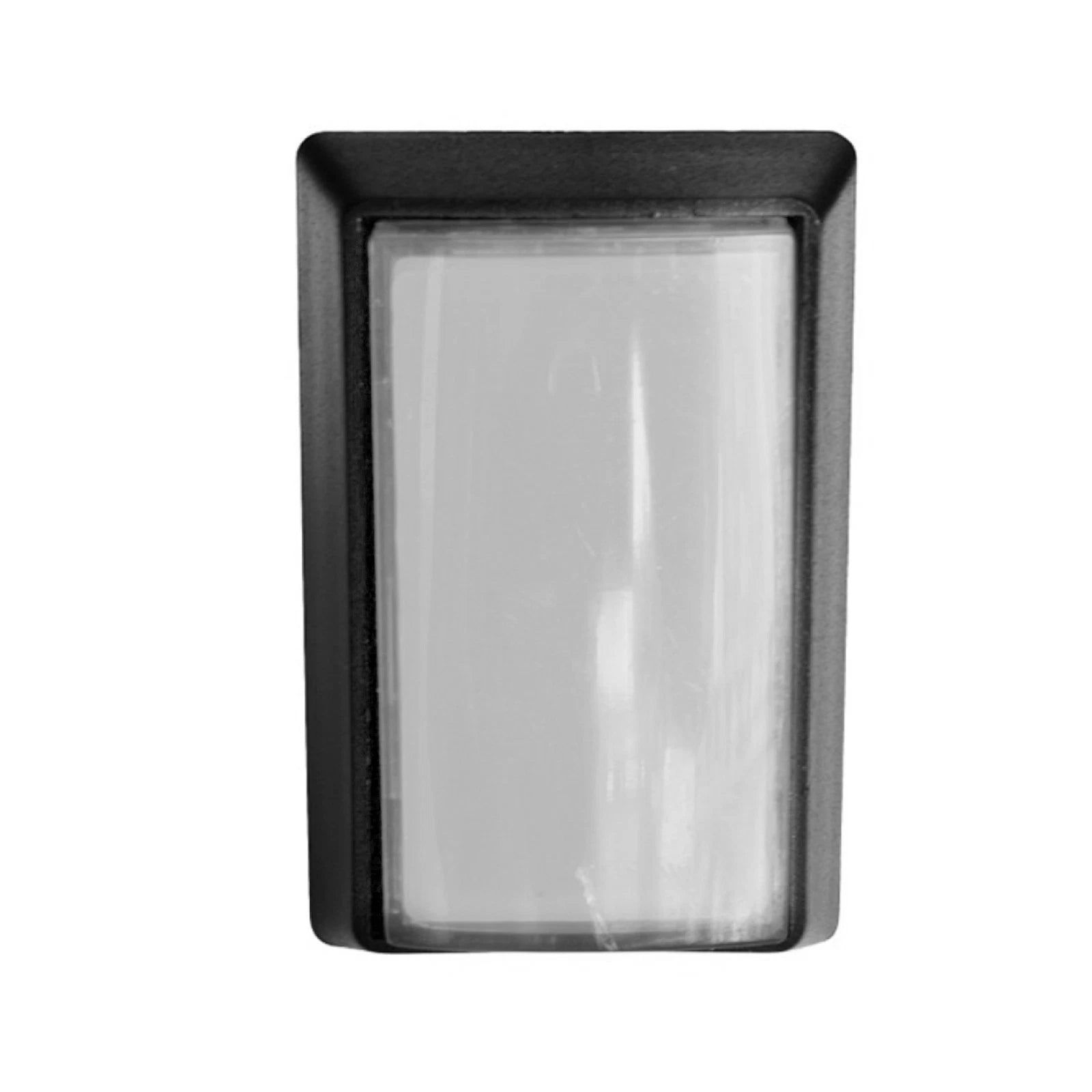 White Arcade Square Rectangle Buttons Led Push Illumilated W/