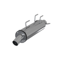 Mbrp Single Slip-on System With 4.5" Performance Muffler For Polaris