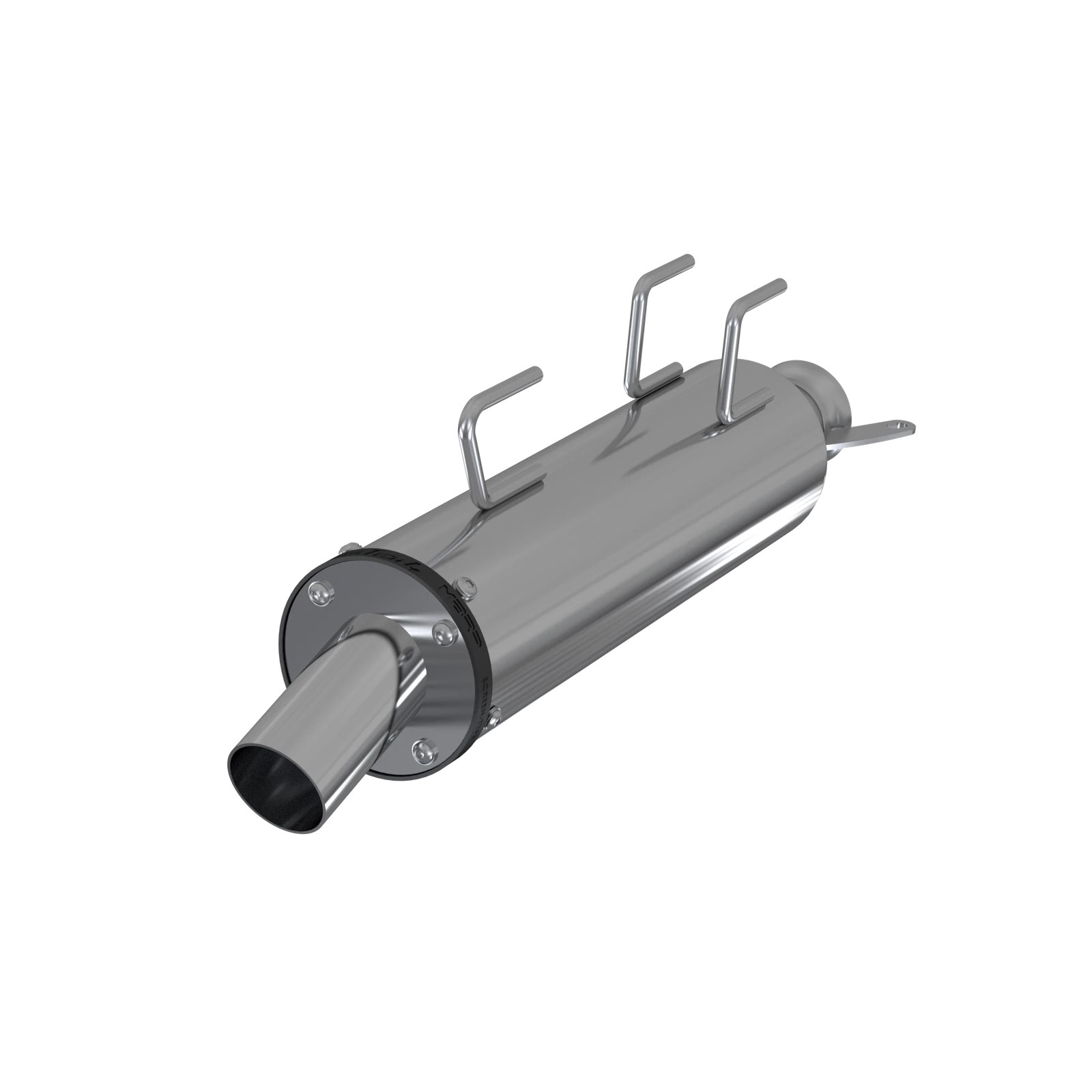 Mbrp Single Slip-on System With 4.5" Performance Muffler For Polaris