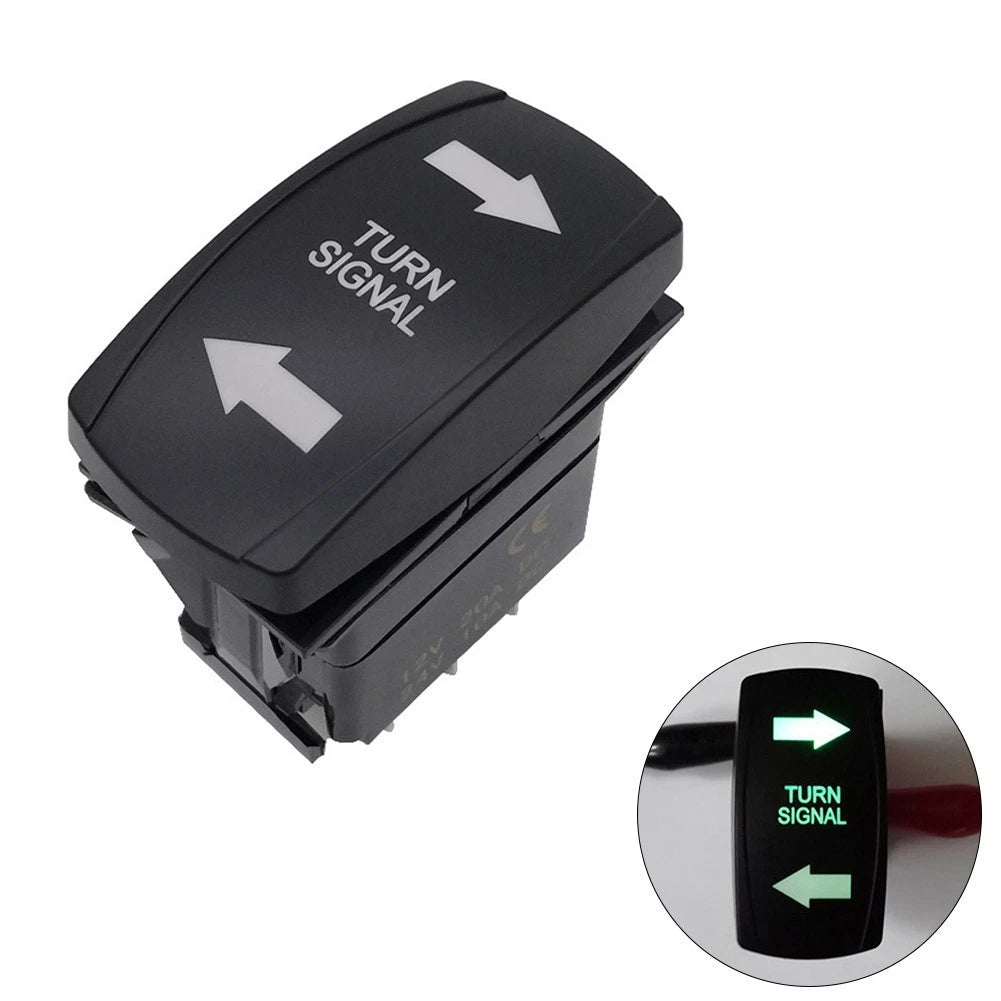 Turn Signal Rocker Switch Led Fits For Rv Vehicle Off-road Pickup