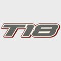 Tahoe Boat Model Decal T18 Metallic Gray Red White by Tahoe