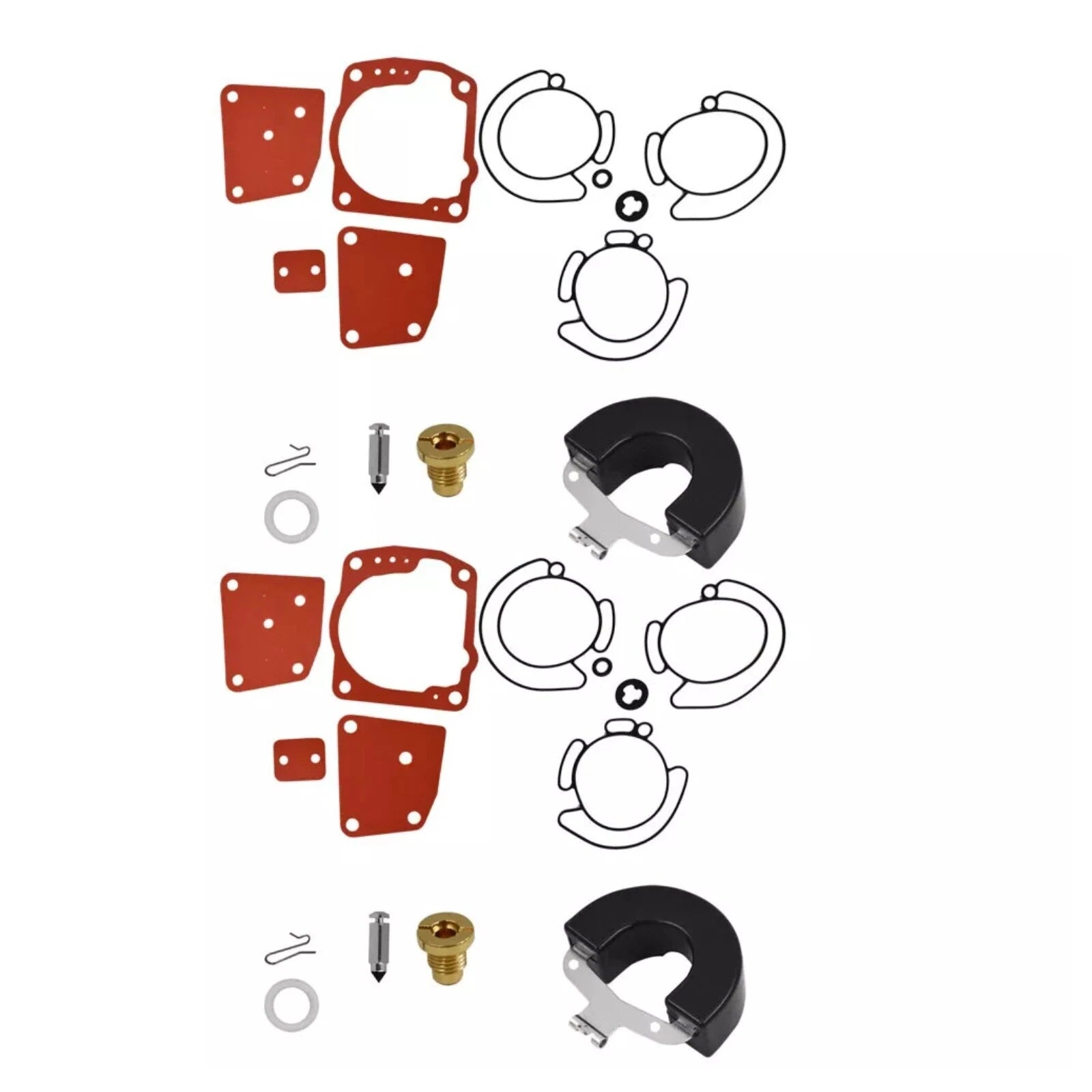 Carburetor Repair Kit for Johnson Evinrude OMC 2 Sets