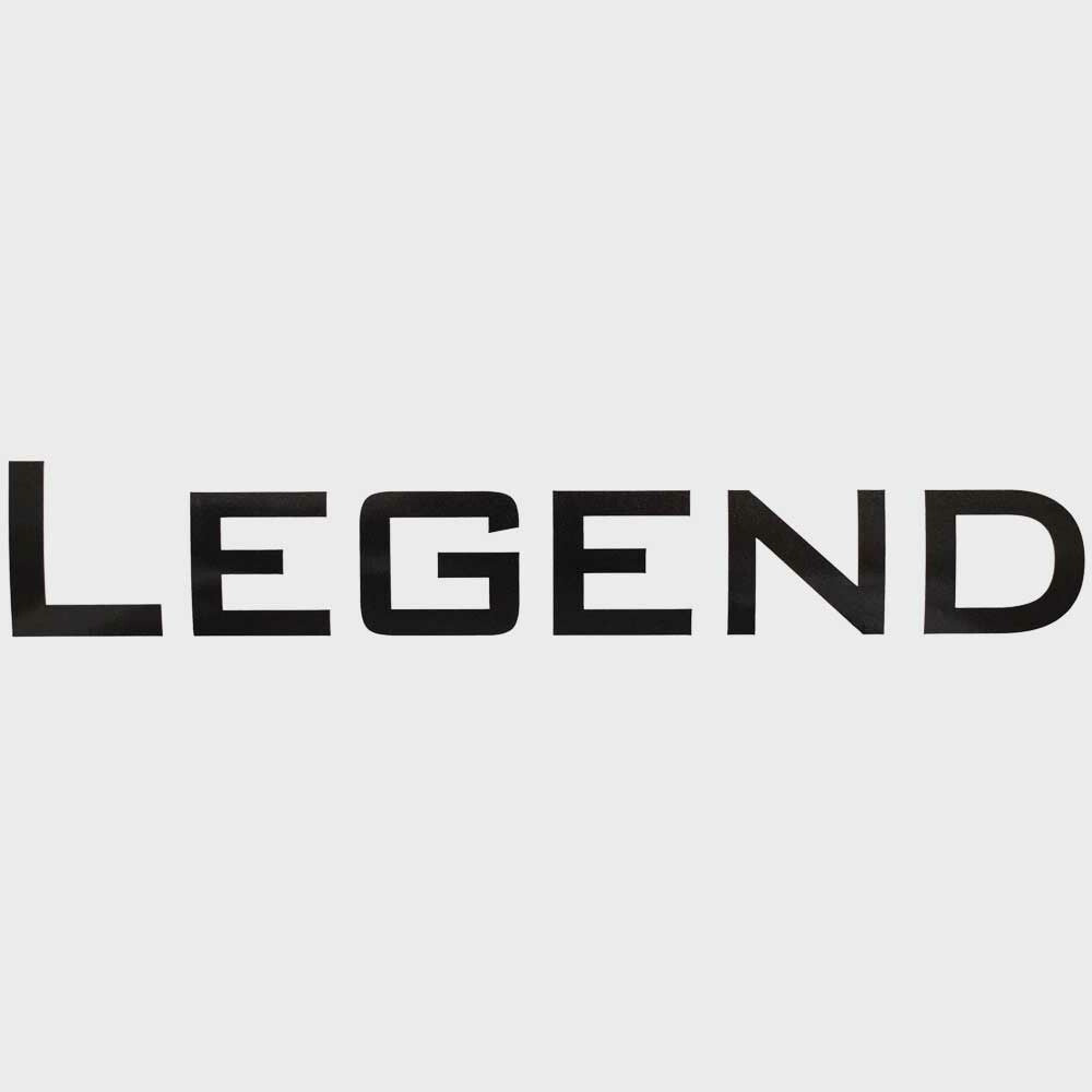 Pontoon Boat Decal Legend Metallic Black by Premier