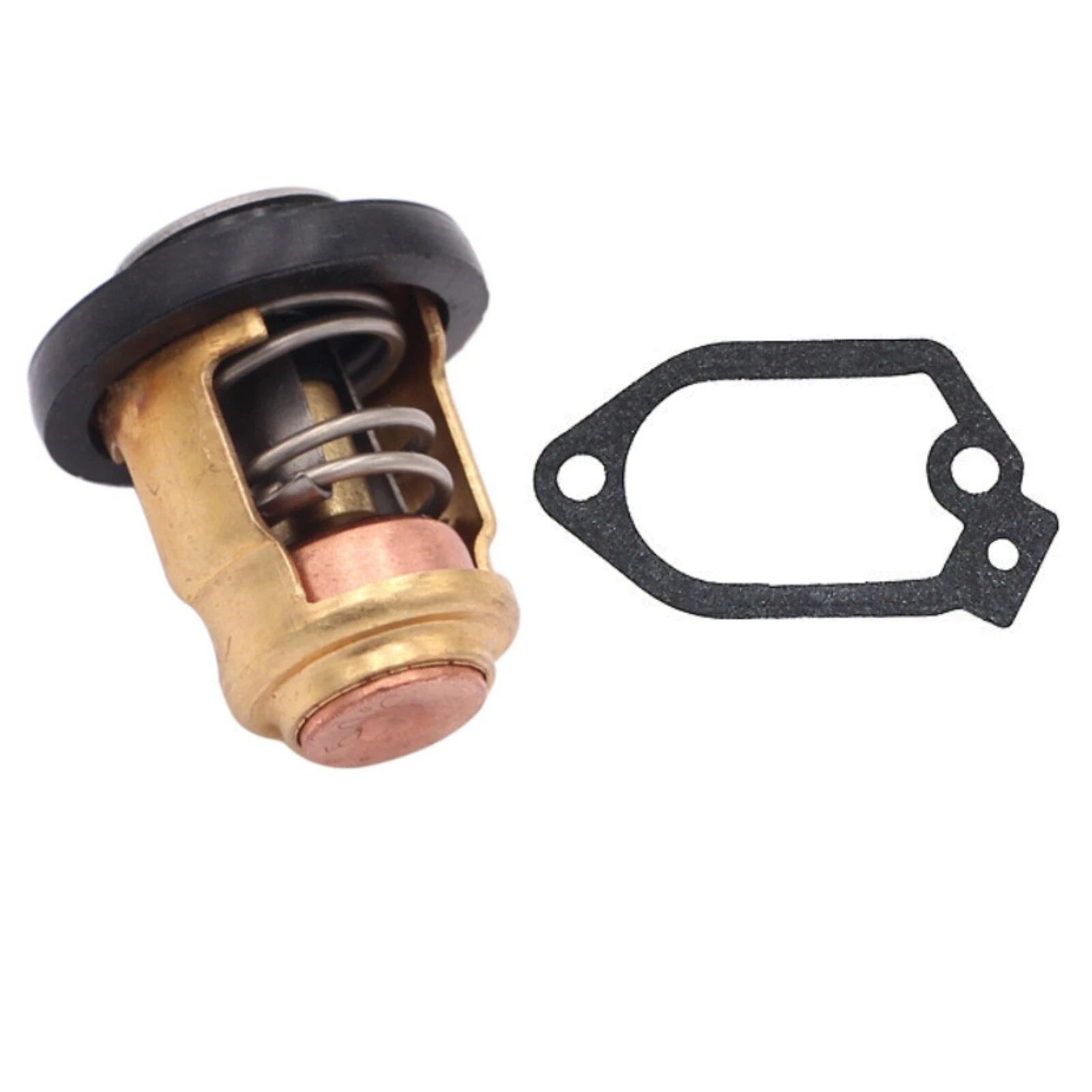 50 Degree Thermostat 6e5-12411+ Gasket 61a-12414-a0 Kit For Yamaha