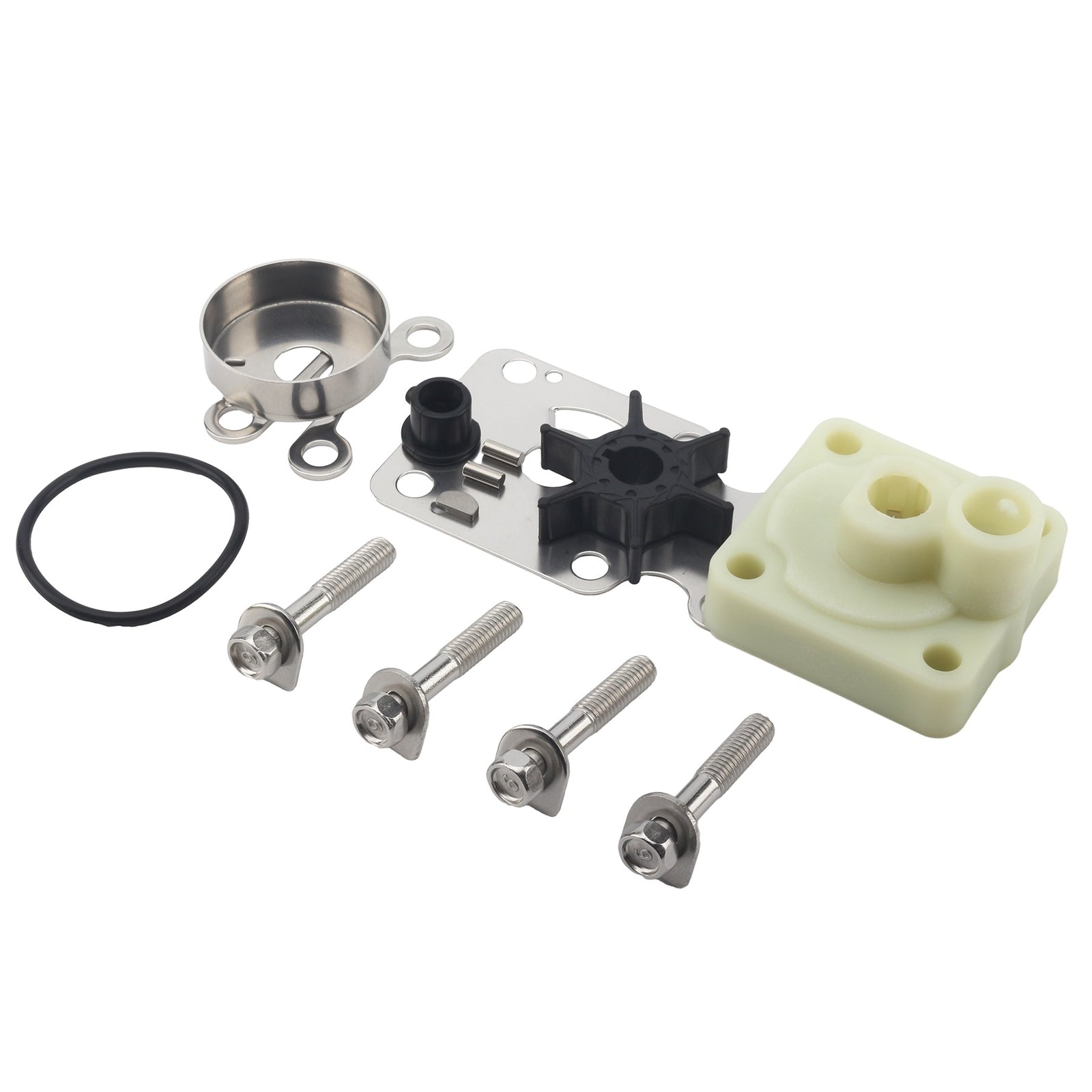 Water Pump Impeller Kit For Yamaha 4Stroke F15 F20 15/20HP Outboard 6AH-W0078-00