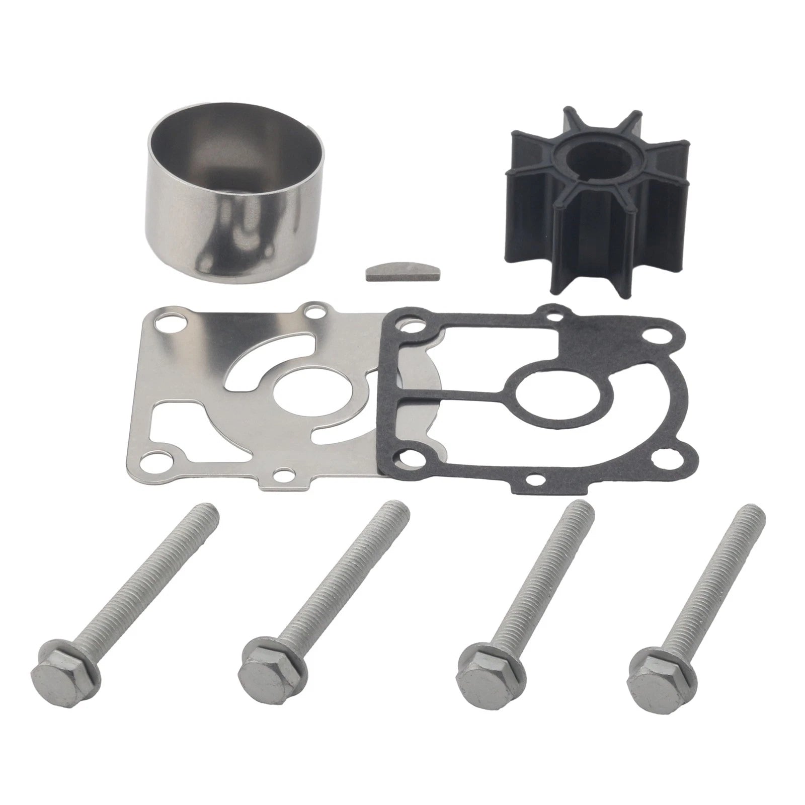 Water Pump Impeller Repair Kit for Nissan/Tohatsu 9.9/15/20HP Outboard Engine