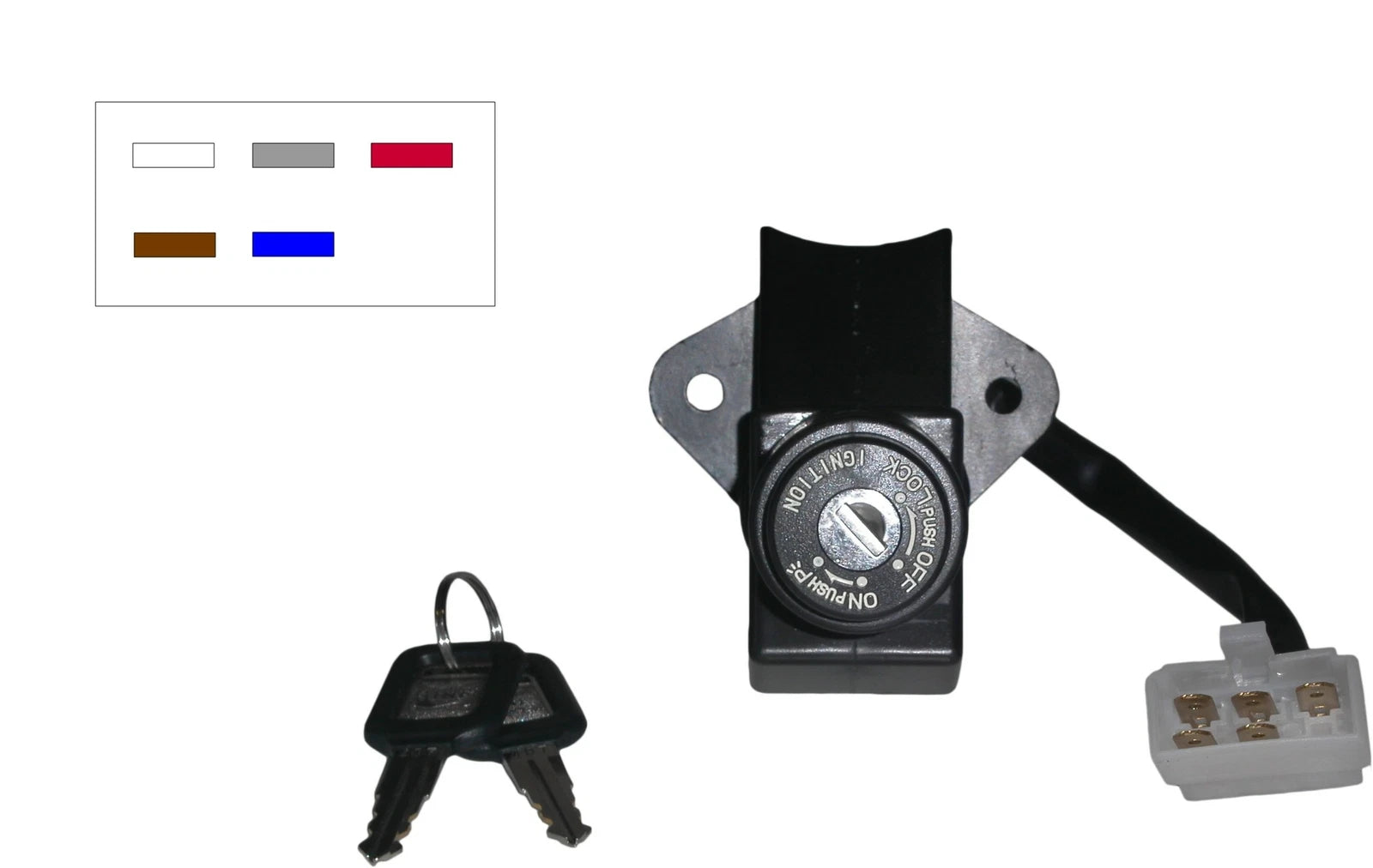 Ignition Switch 5wire For Kawasaki Zx-6r,rr 2003-04