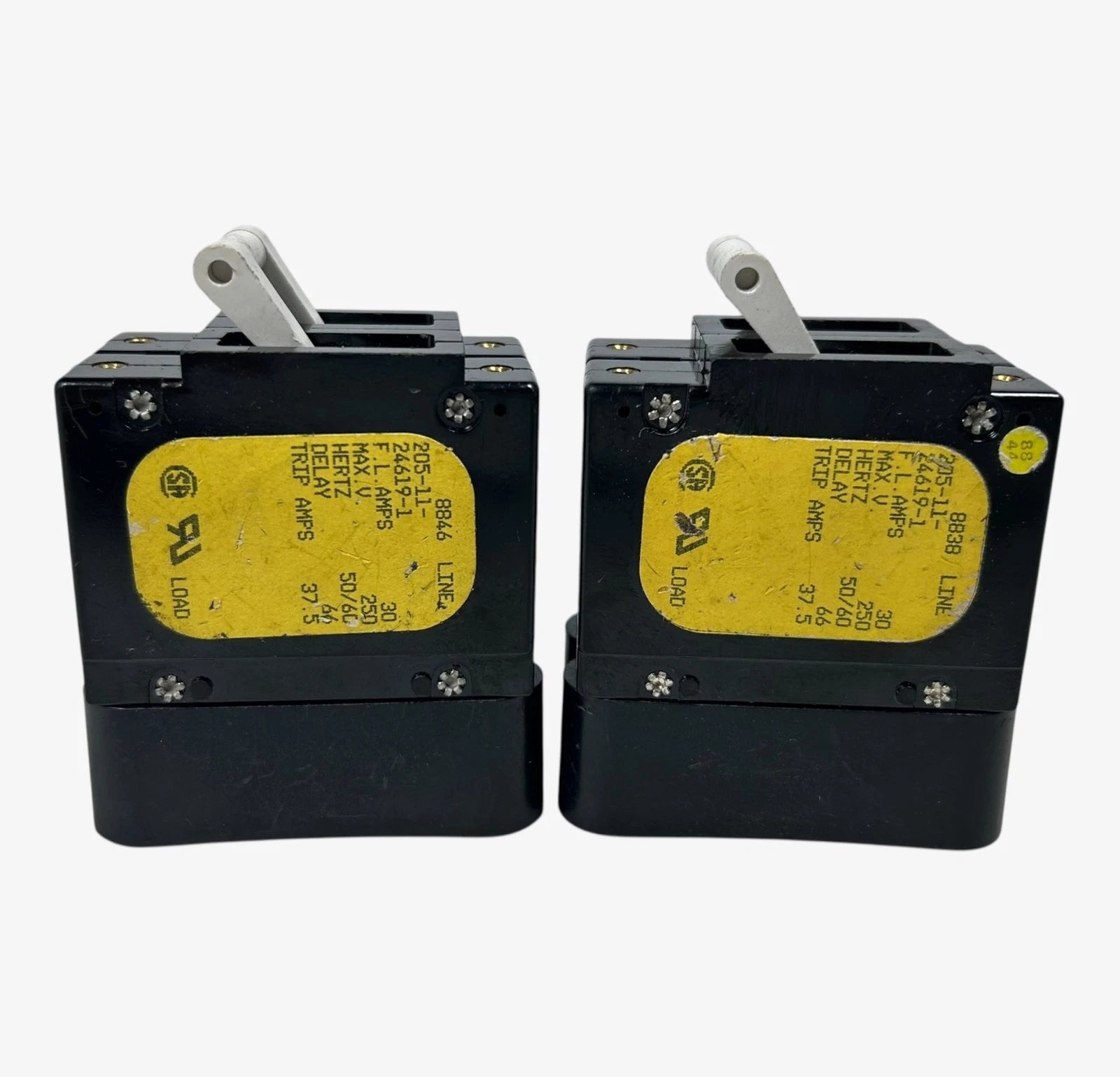 Airpax 205-11-24619-1<wbr/>, Circuit Breaker, 2 Pole 250V, 30a
