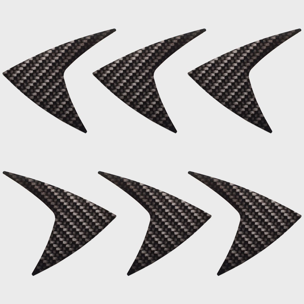Chaparral Boat Vent Graphic Decals H2O Carbon Set of 6 by Chaparral