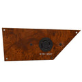 Boat Trolling Motor Plug Panel 24/36VDC Woodgrain