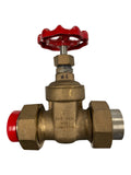Milwaukee 1146-008t, Gate Valve 1" W/ Union End, Bronze,