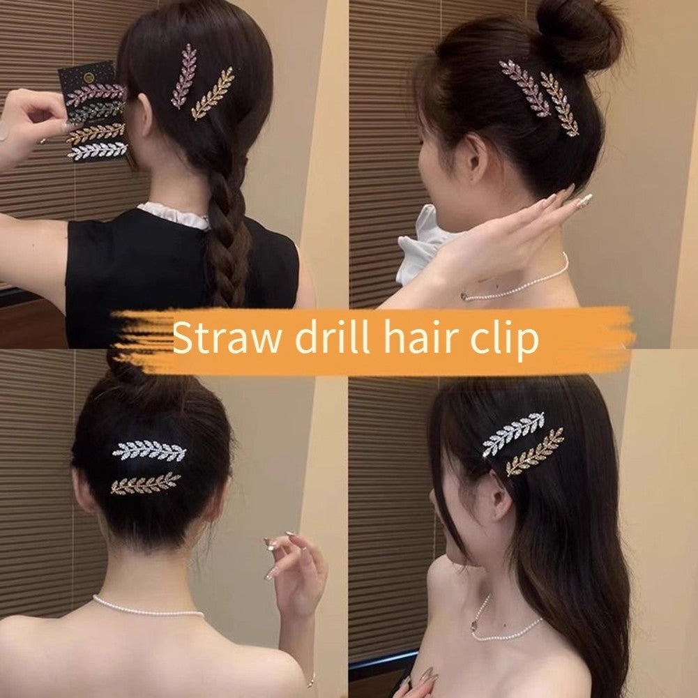Rhinestone Hair Clip Side Clip