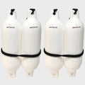 Inflatable Fenders BoatTector 22 x 6 Inch White by BoatTector