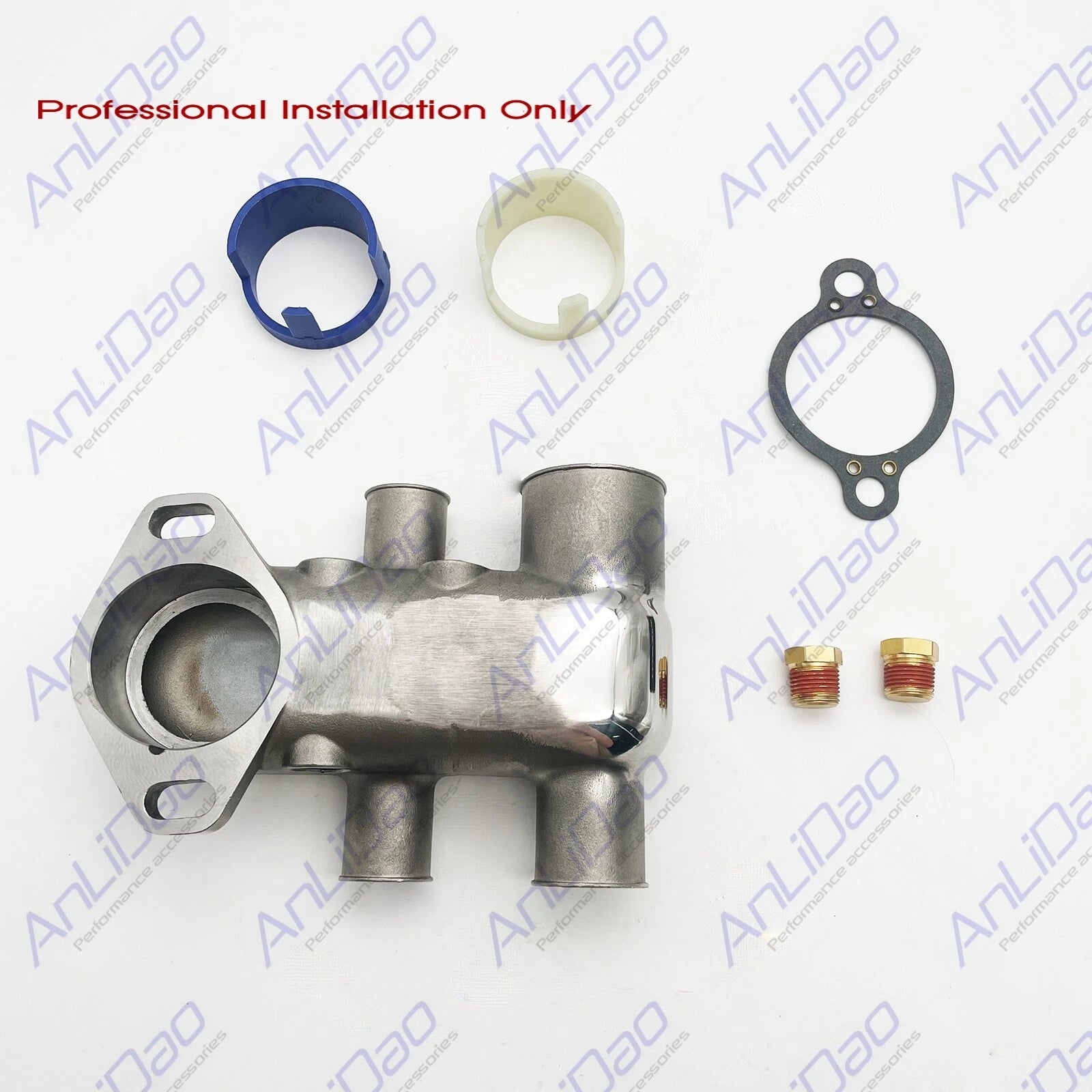 Fit Mercruiser Stainless Steel Thermostat Housing Kit 861006a 87290a4