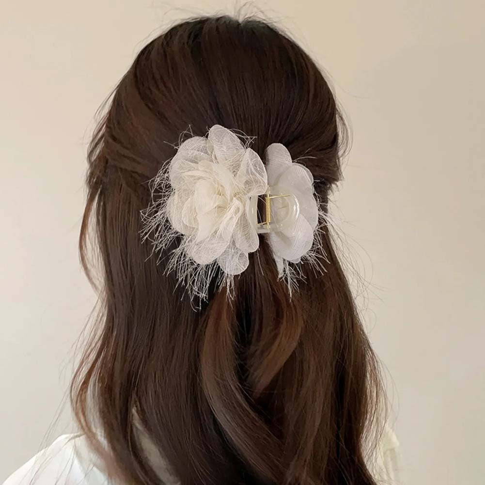 Vibrant Color Lace Hair Clips