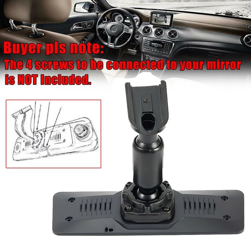 For Car Dvr Black Interior Rear View Mirror Change Back Plate Panel