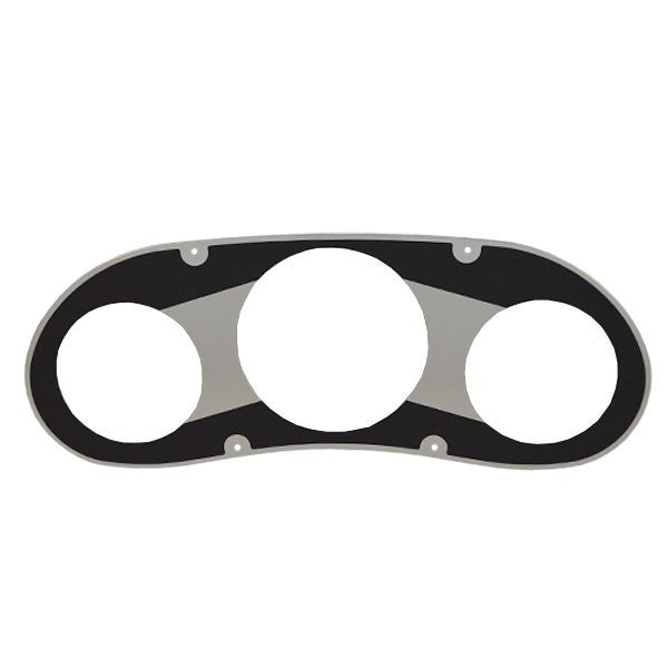 Ranger Boat Blank Gauge Panel 7202807 | Comanche 2009 Black Silver by Ranger