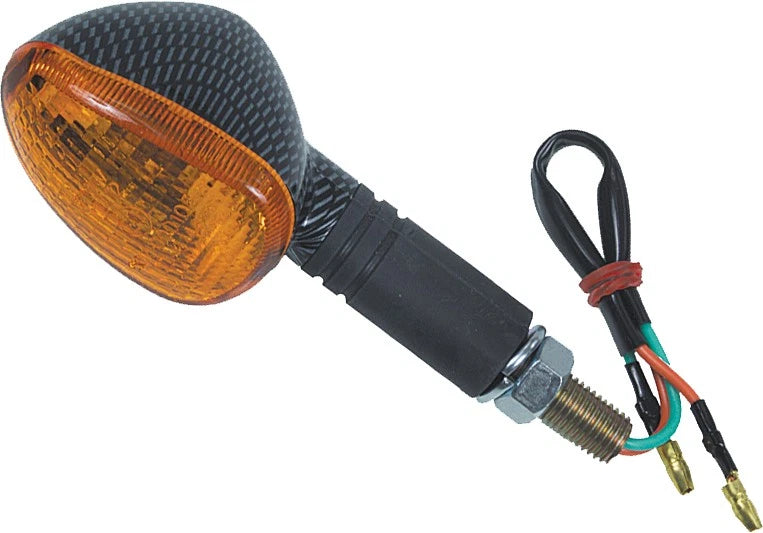 Fire Power Oval Marker Light Front Carbon For Offroad Bikes 2010-2023