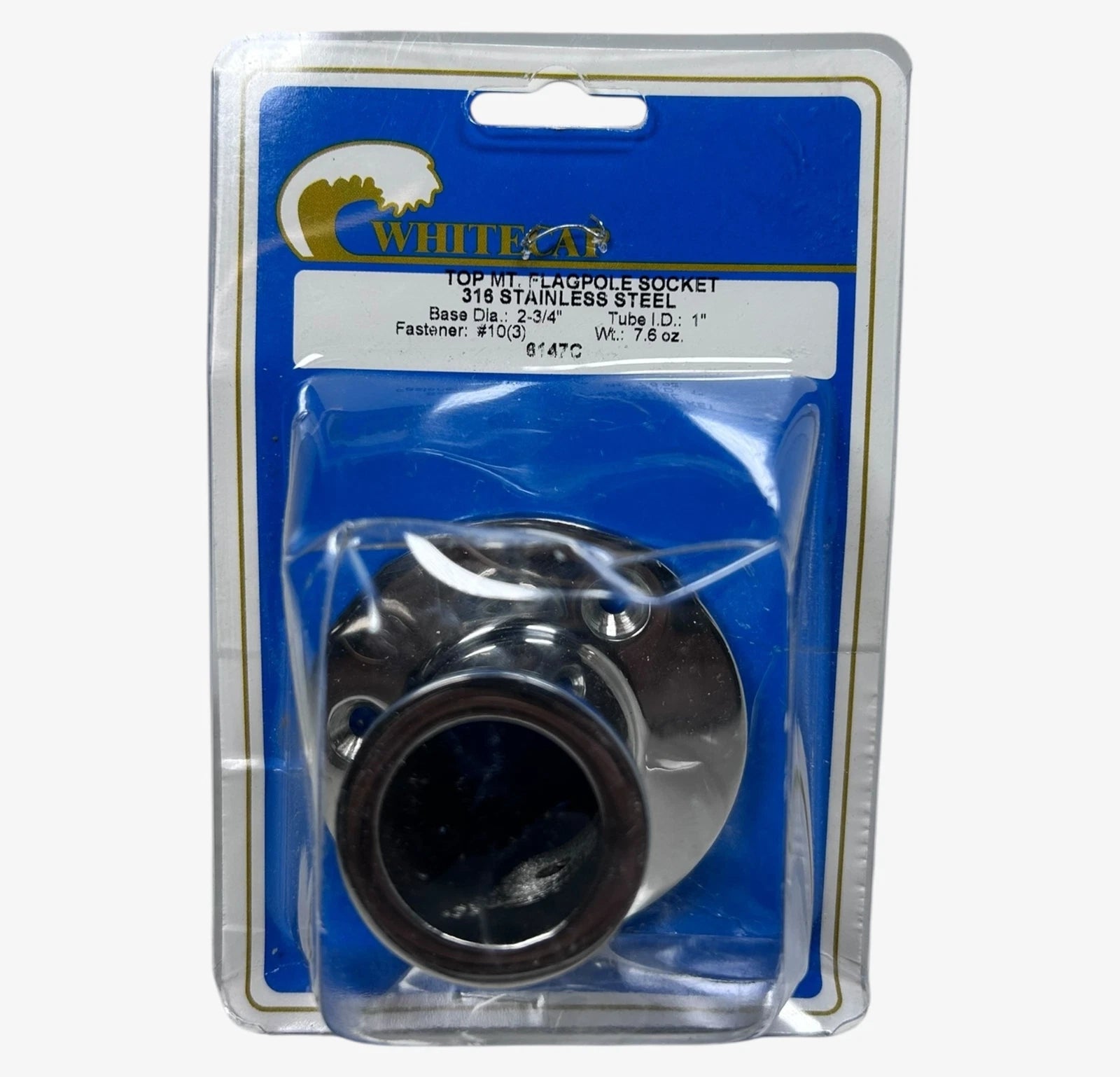 Whitecap 6147c, Stainless Steel Top Mount Flagpole Socket 2