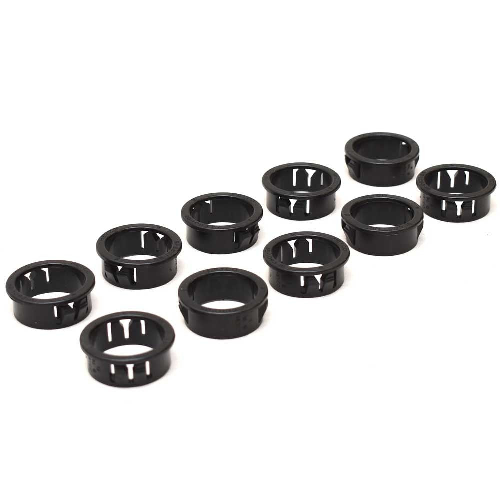 Boat Snap Bushing Grommet Black Set of 10 by Heyco