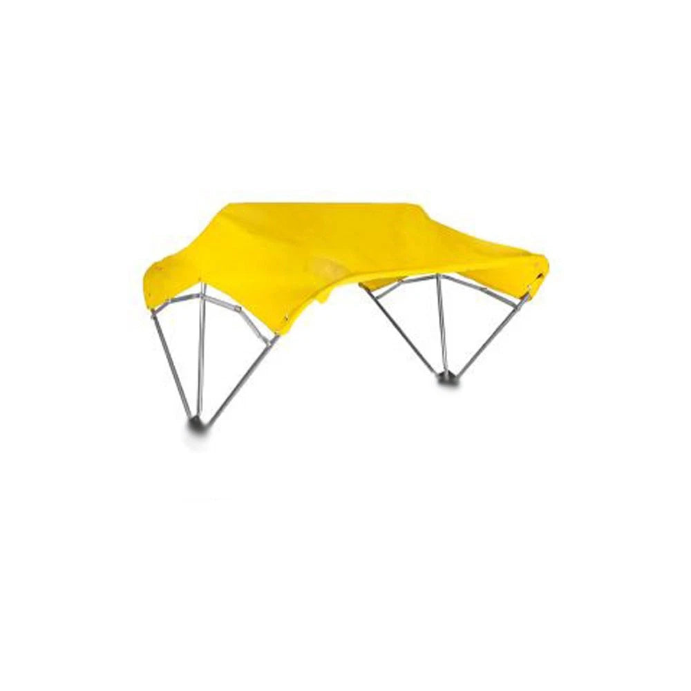 3-bow Tractor Canopy With Fender Mount Yellow Universal Fit For Most