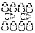 MerCruiser Bell Housing Gasket Alpha 1 Gen II by MerCruiser
