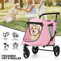 Pink 27.5" Foldable Saucer Chair