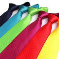 Mens Plaid Tie Classic Design Easy Maintenance