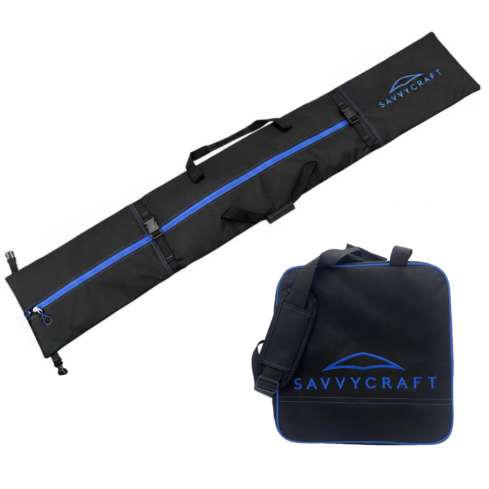 Heavy Duty Padded Ski And Boot Bags Combo Set Easy Carry Waterproof