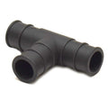 Carver Boat Tee Fitting 1 1/8 Inch Black Plastic by Carver