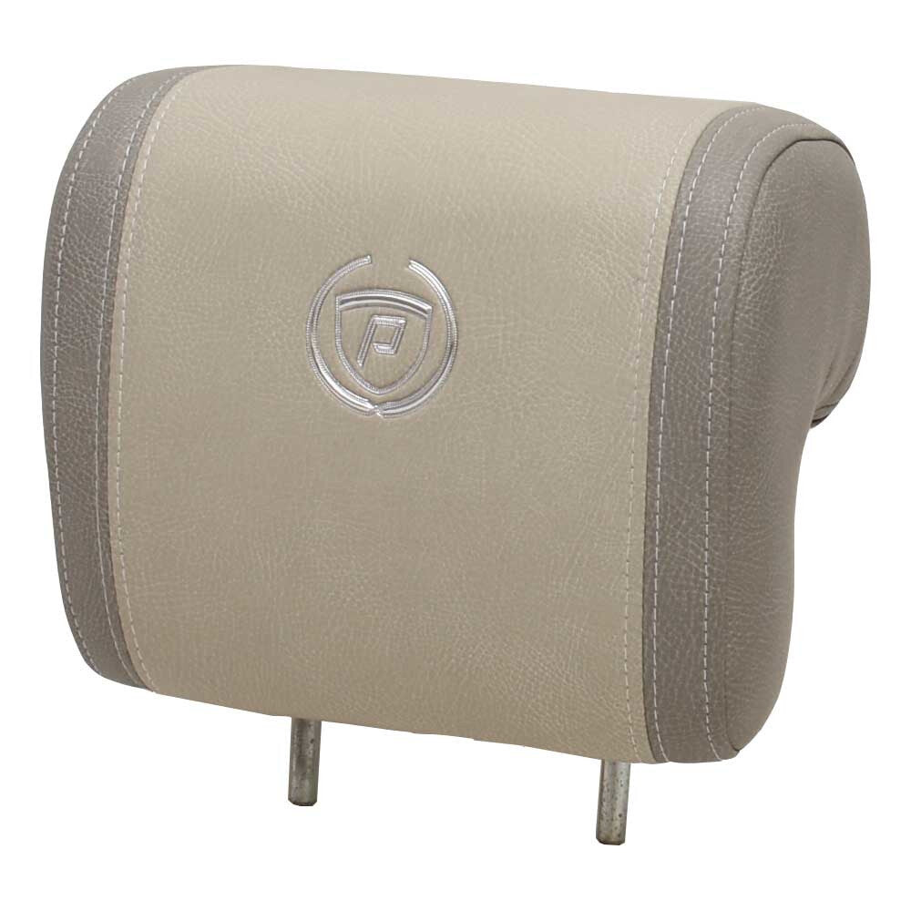 Premier Pontoon Boat Captains Seat Headrest | Beige Gray 10 1/4 InchOp