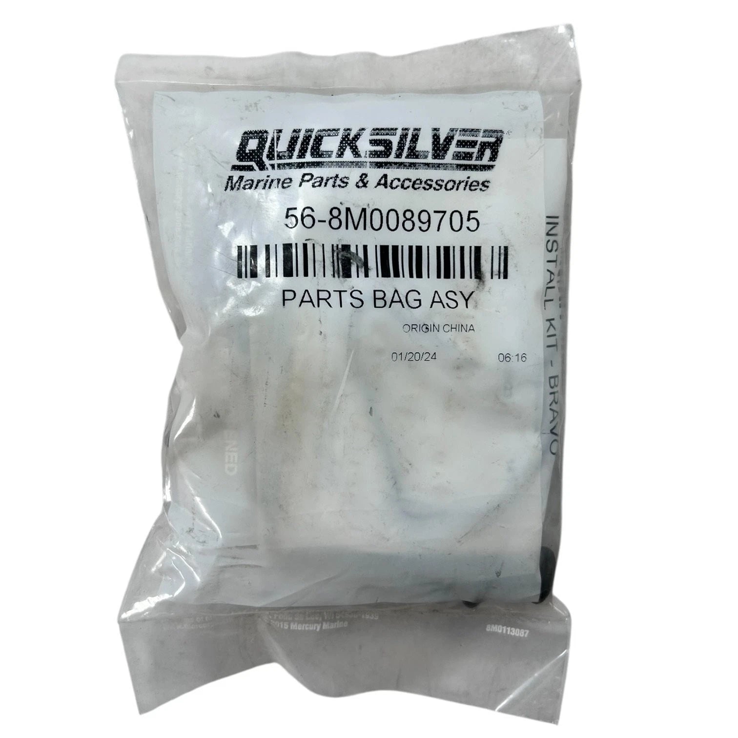 Mercury Quicksilver 56-8m0089705, Parts Bag For Transom Seal Repair
