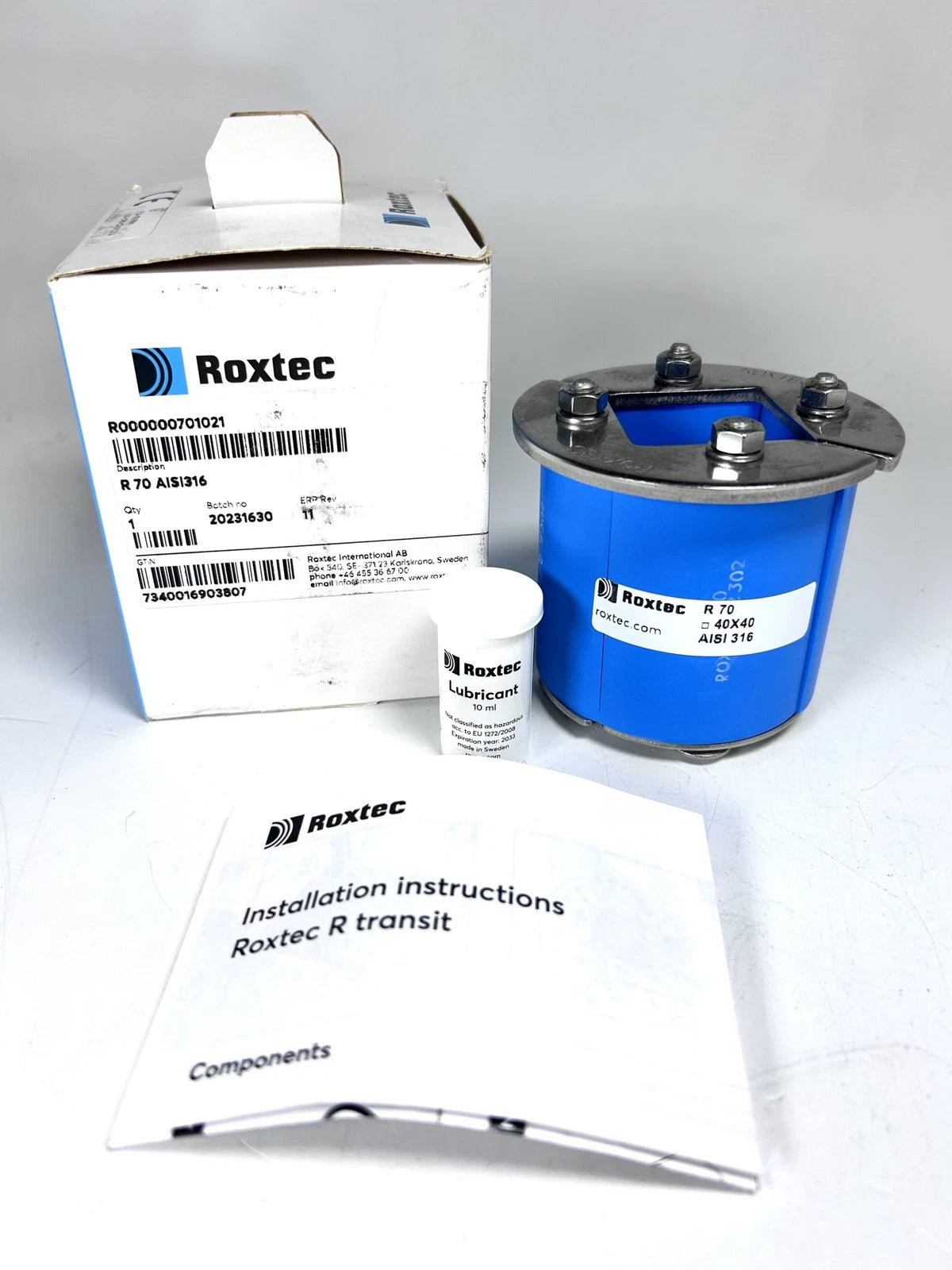 Roxtec R000000701021, R70 Cable Frame Fitting With Lube