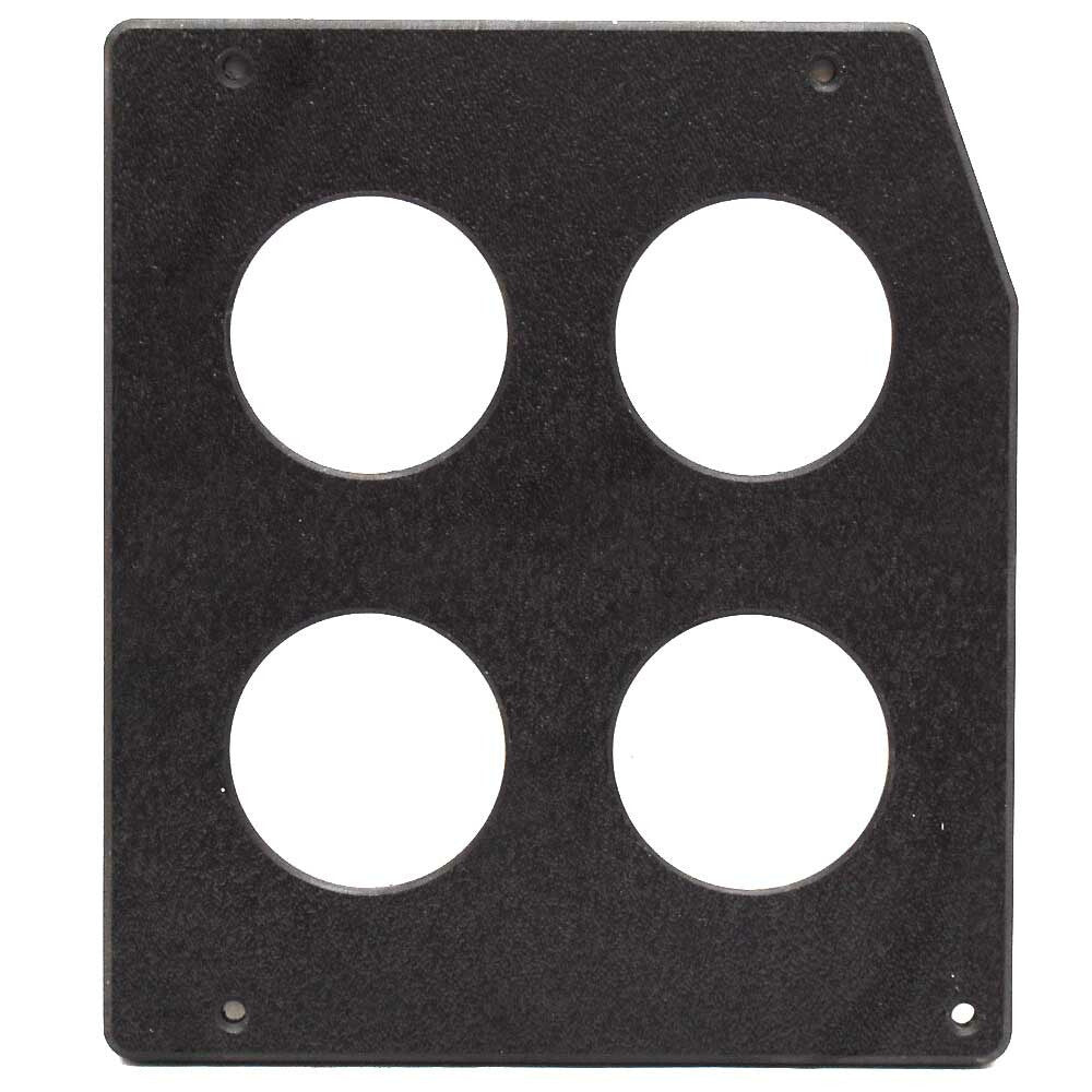 Ranger Boat Rod Organizer Face Plate 204753 Starboard Black by Ranger