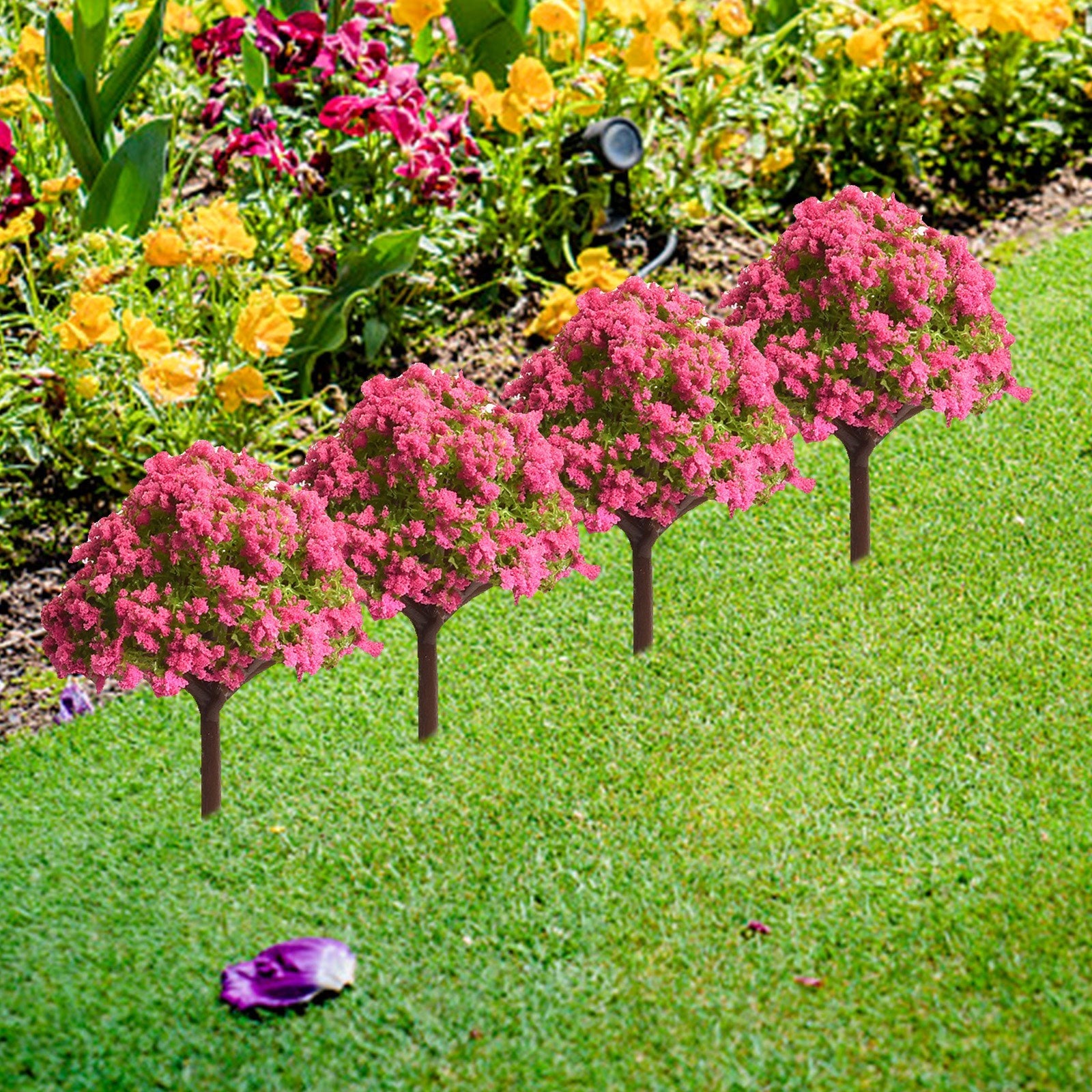 Fade-resistant Flower Model Trees for Decoration