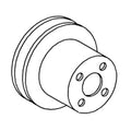 102221a: Pulley For White/oliver/m<wbr/>inneapolis Moline Super 66