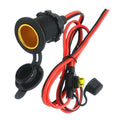 Car Socket 12V 24V Female Extension Cord With 20a Fuse For Automotive