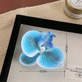 Plastic Dyed Flower Hair Clip