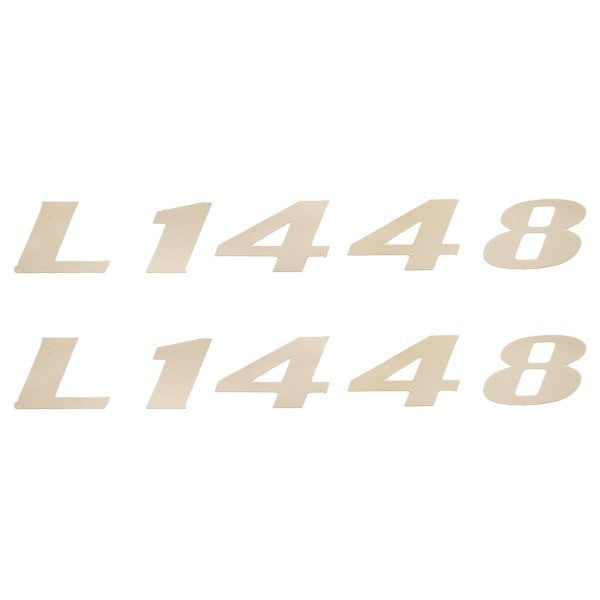Brand Decals Pair L1448 Ivory 8 1/2 x 1 1/16 by Lowe