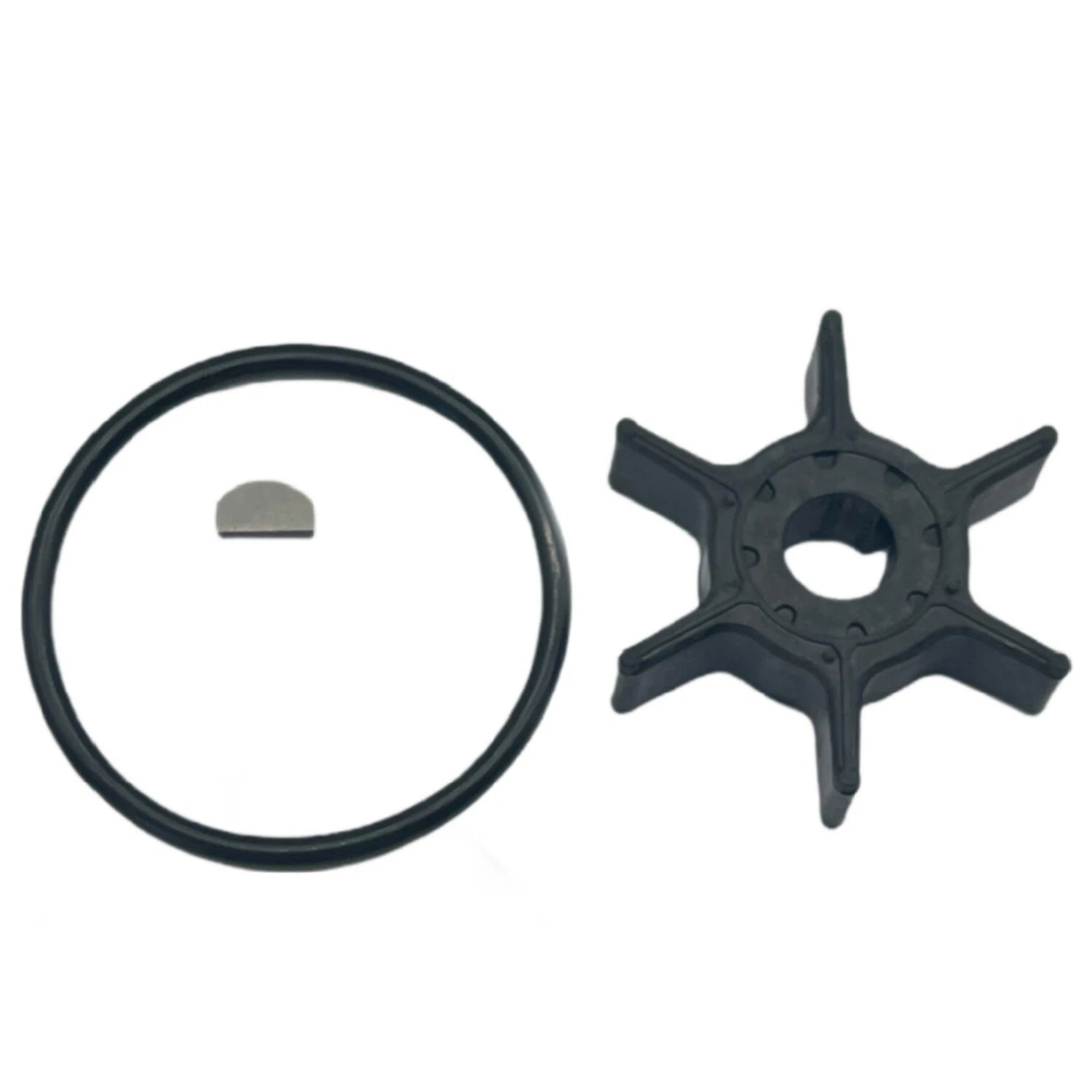 Water Pump Impeller &Amp; Key 68t-44352-00 For Yamaha 4 Stroke 6 8