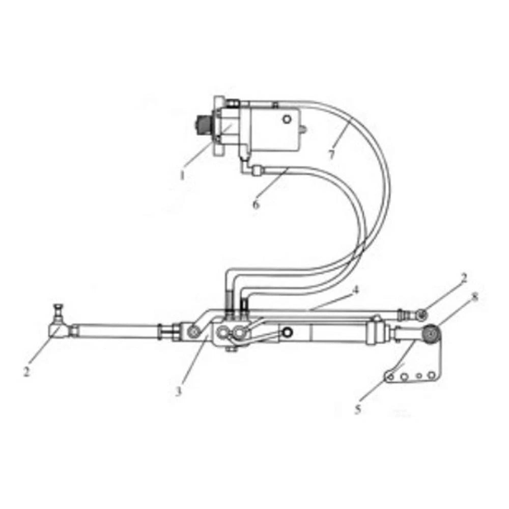Power Steering Conversion Kit Fits Massey Ferguson Mf 178, 185, 188,